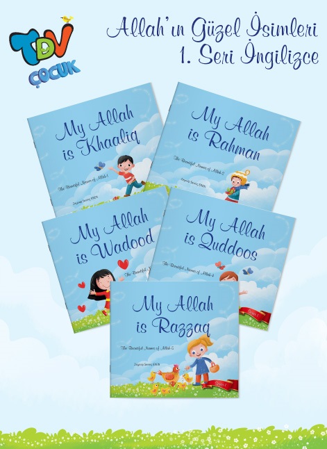 The Beautiful Names Of Allah Allahın Güzel İsimleri 1.seri 5 Kitap İngilizce 