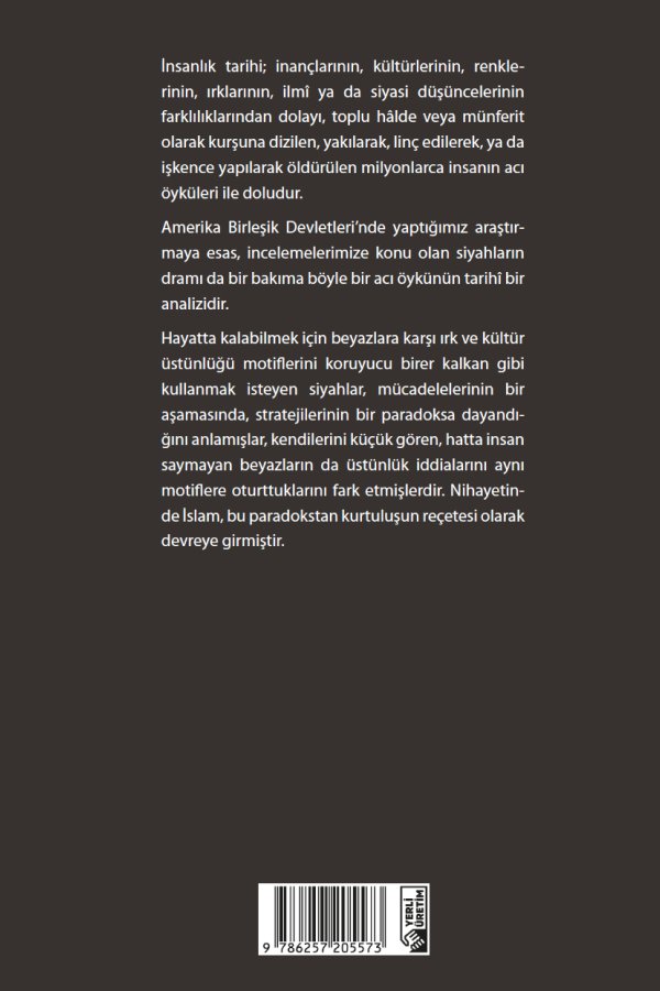 Siyahların Dramı Afrika Asıllı Amerikalı Müslümanlar 