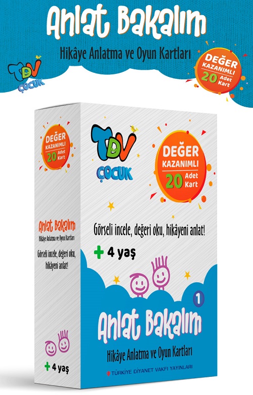 Anlat Bakalım 1 Hikaye Anlatma Ve Oyun Kartları Değer Kazanımlı 20 Kart 
