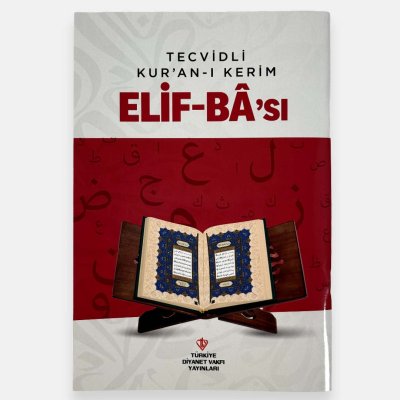 Tecvidli Kuranı Kerim Elif Bası Kırmızı