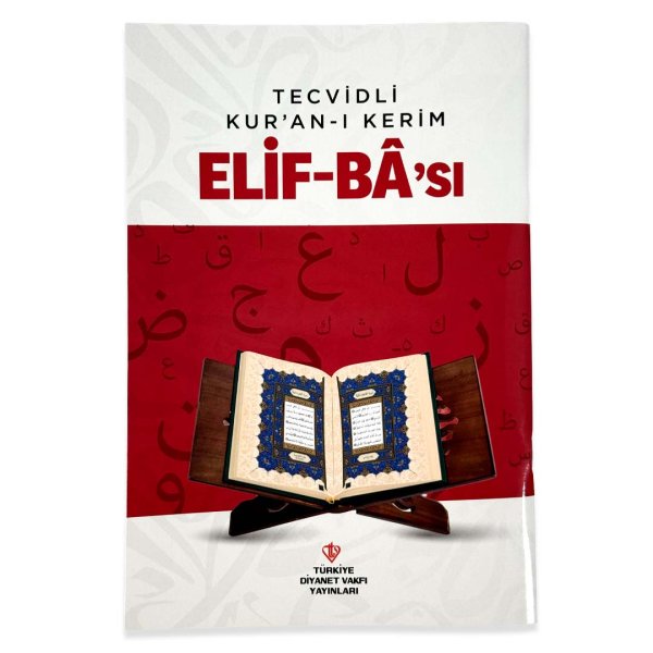 Tecvidli Kuranı Kerim Elif Bası Kırmızı 