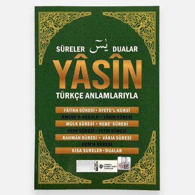 Yasin ve Kısa Sureler Orta Boy Yeşil
