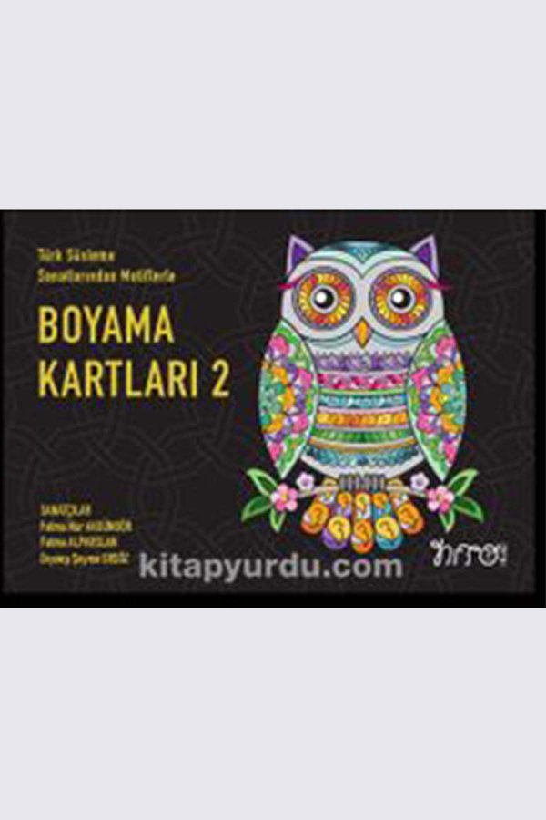 Türk Süsleme Sanatlarından Motiflerle Boyama Kartları 2 