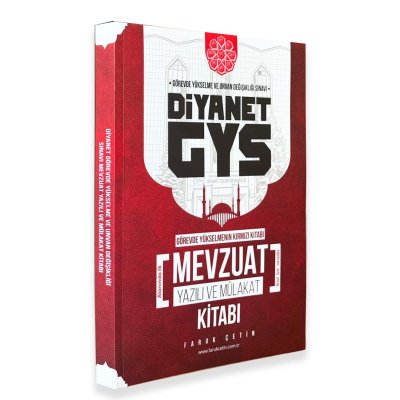 Diyanet Gys Mevzuat Yazılı ve Mülakat Kitabı