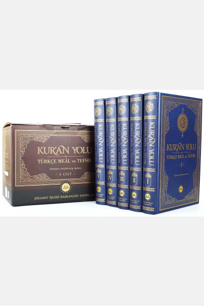 Kuran Yolu Türkçe Meal Ve Tefsir Orta Boy 5 Cilt Tk ( Yeni Baskı )